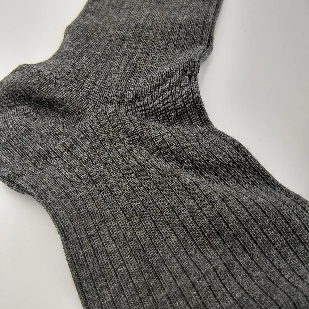 Calzedonia Italian brand knee socks with bows anthracite gray-set of 2